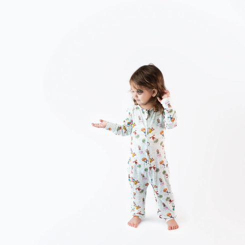 Monarch Store Bamboo Romper (Bootysuit) V3.0 LONG SLEEVED : Sesame Street Nostalgia
